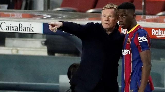 皇冠体育-科曼：提拔小将不看年龄 莫里巴：梅西让我上去进球